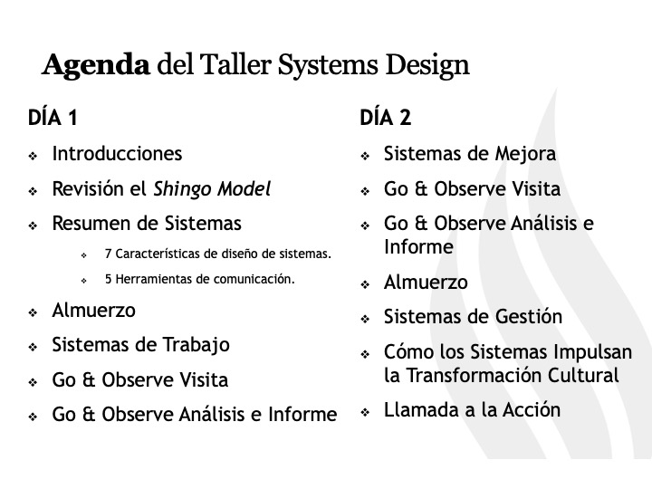 Agenda Systems Design